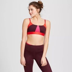 Joy Lab Color Block Plus Size Athletic Sports Bra